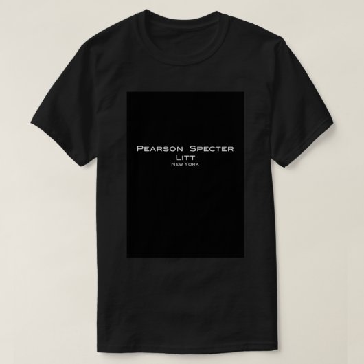 Suits Pearson Specter Litt Logo Spiral Notebook Tシャツ (デザイン正面)