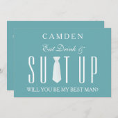 Suitup Will be My Bestman招待状 招待状 (正面/裏面)