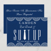 Suitup Will be My Bestman 招待状 (正面/裏面)