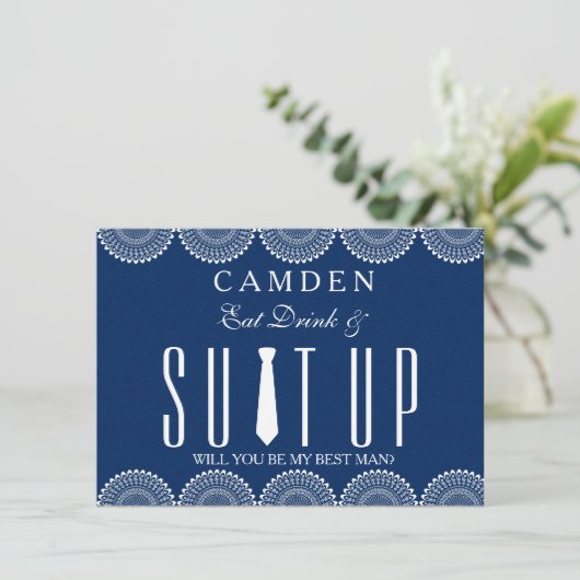 Suitup Will be My Bestman 招待状 (スタンド正面)