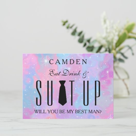 Suitup Will be My Bestman 招待状 (スタンド正面)