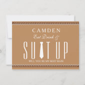 Suitup Will be My Bestman 招待状 (正面)