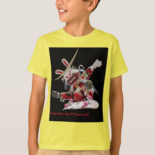 Suji Samurai Skater v3 Tri-Blendシャツ Tシャツ (正面)