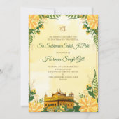 Sukhmani Sahib path digital invitation Akhand path 招待状 (正面)