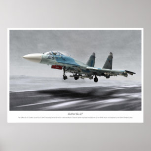 Sukhoi Su-27 "Flanker" ポスター