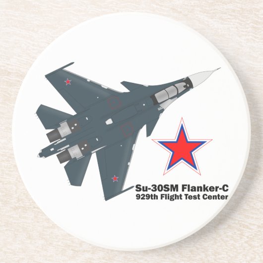 Sukhoi Su-30SM Flanker-C VKS コースター (正面)