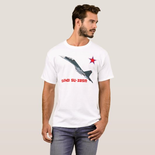Sukhoi Su-30SM VKS Tシャツ (正面フル)