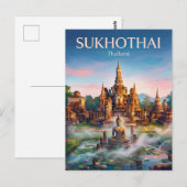 Sukhothai Historical Park Thailand ポストカード (正面/裏面)