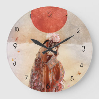 Sukiyaki Large Round Clock with Numbers ラージ壁時計