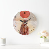 Sukiyaki Large Round Clock with Numbers ラージ壁時計 (ホーム)