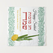 Sukkahへようこそファミリー名タペストリー タペストリー (正面(横))