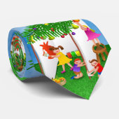 Sukkotのユダヤ人の饗宴を祝っている子供 ネクタイ (ロール)