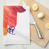 Sukkot Hamsa Art キッチンタオル (四つ折り)