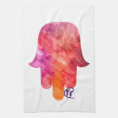 Sukkot Hamsa Art キッチンタオル (縦)