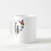 Sukoon Urdu Calligraphy Aesthetic Design | Peace M コーヒーマグカップ (正面左)