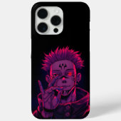 Sukuna Malevolent Neon Case-Mate iPhoneケース (裏面)