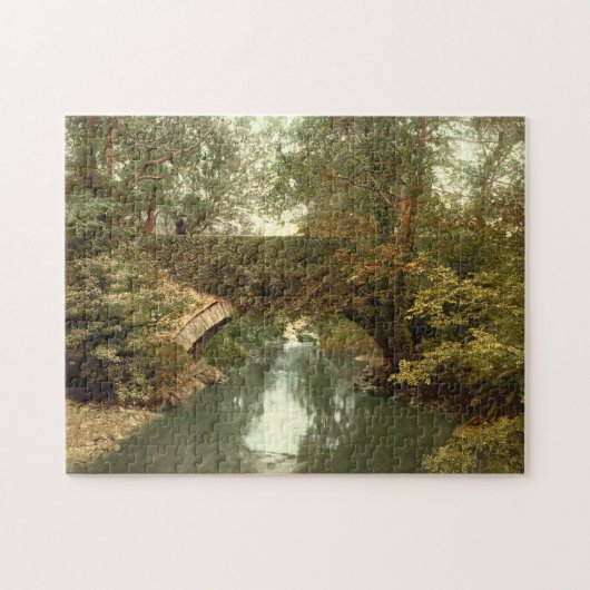 Sulbyの谷間橋、Ramseyの人の島 ジグソーパズル (横)