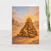 Sulca Tortoise queen pyramid birthday cake カード (正面)