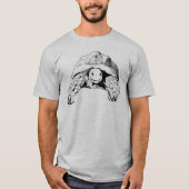 Sulcataのカメのアフリカの拍車をかけられたカメ Tシャツ (正面)