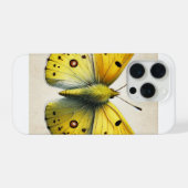 Sulfur butterfly Colias 130924IREF208 - Watercolor iPhoneケース (裏面横)