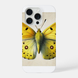 Sulfur butterfly Colias 130924IREF208 - Watercolor iPhone 15 Proケース