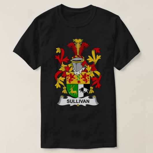 Sullivan Coat of Arms  Family Crest  Tシャツ (デザイン正面)