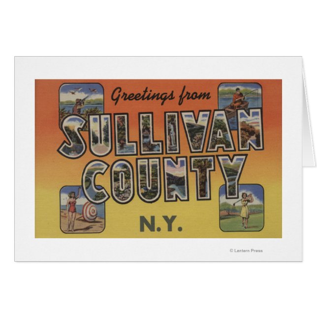 Sullivan County, New York - Large Letter Scenes (正面横)