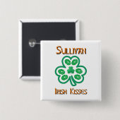 Sullivan Irish Kisses Button 缶バッジ (正面&裏面)