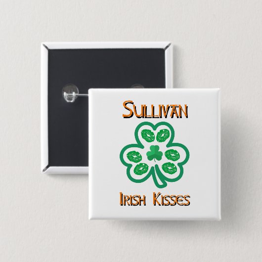 Sullivan Irish Kisses Button 缶バッジ (正面&裏面)