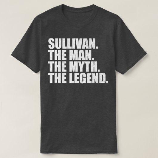 SullivanSullivanの名前Sullivanの与え名前 Tシャツ (デザイン正面)