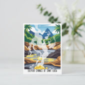 Sulphur Springs of Saint Lucia Travel ポストカード (スタンド正面)