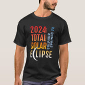 Sulphur Springs Texas TX Total Solar Eclipse 2024 Tシャツ (正面)