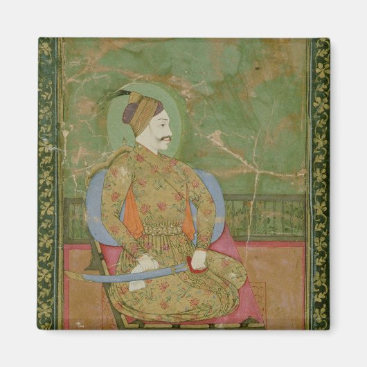 Sultan Abdullah Qutb Shahの58.20/25Aポートレート マグネット (正面)
