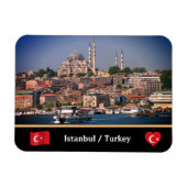 Sultan Ahmed，イスタンブールパノラマ，トルコ マグネット (横)