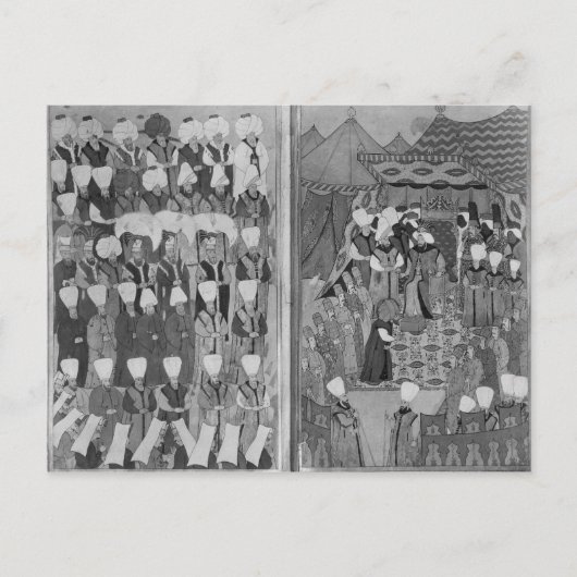 Sultan Ahmed IIIお金 ポストカード (正面)