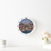 Sultan Ahmed & Istanbulパノラマ、トルコ ラウンド壁時計 (ホーム)