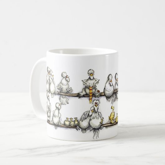 Sultan chicken mug コーヒーマグカップ (正面左)