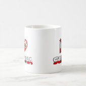 Sultana、カリフォルニア コーヒーマグカップ (中央)