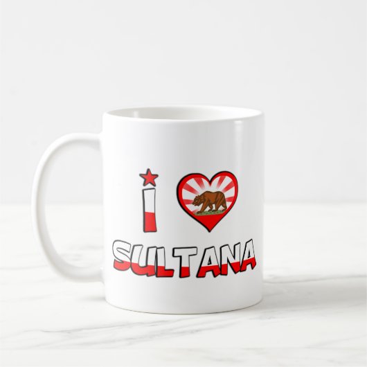 Sultana、カリフォルニア コーヒーマグカップ (左)