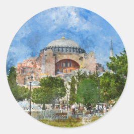 Sultanahmet、イスタンブールのHagia Sophia ラウンドシール