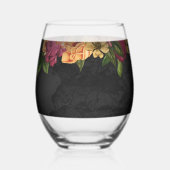 Sultry Nightsフローラ結婚の応援ID829 ステムなしワイングラス (裏面)