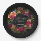 Sultry Nightsフローラ結婚ズAlways Forever ID829 ペーパープレート (正面)