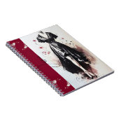 Sultry Victorian Silhouette Art Journal ノートブック (右側)