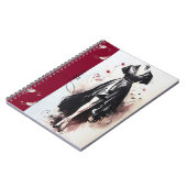 Sultry Victorian Silhouette Art Journal ノートブック (左側)