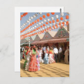Sumario Description Feria de Abril (Sevilla), muje ポストカード (正面/裏面)