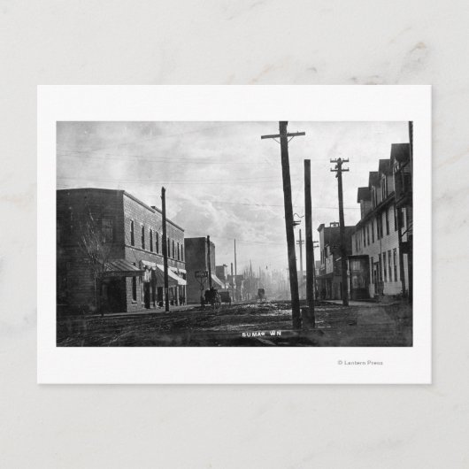 Sumas, WashingtonA通りSceneSumas, WA ポストカード (正面)