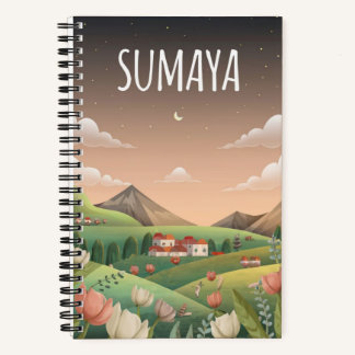 Sumaya's Serene Valleyノートブック🌷🏞️🌄 ノートブック