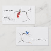 Sumiインク水彩画の名刺 名刺 (正面/裏面)