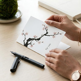 Sumi-E Ink | 桜 | カスタム母の日 シーズンカード