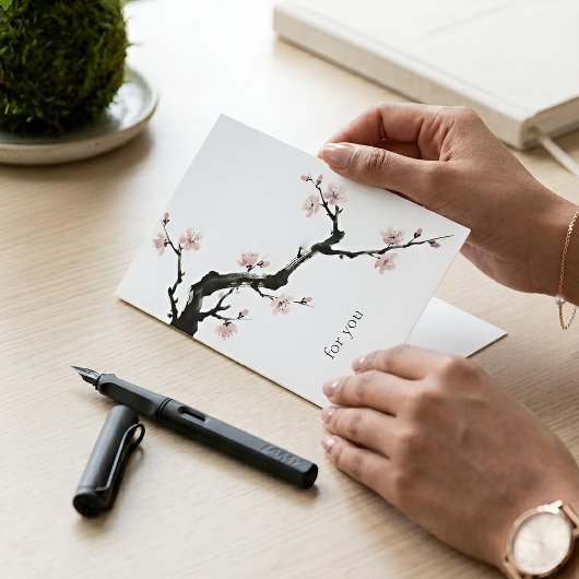 Sumi-E Ink | 桜 | カスタム母の日 シーズンカード
